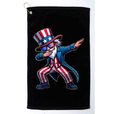 Patriotic Dabbing Uncle Sam Usa 4th Of July Golf Towel