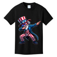 Patriotic Dabbing Uncle Sam Usa 4th Of July Kids T-Shirt