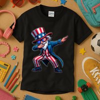 Patriotic Dabbing Uncle Sam Usa 4th Of July Kids T-Shirt