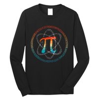 PI Day Vintage Retro Atom Pi Math Geek Science Lovers Long Sleeve Shirt