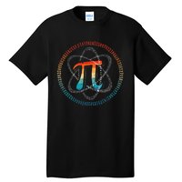 PI Day Vintage Retro Atom Pi Math Geek Science Lovers Tall T-Shirt