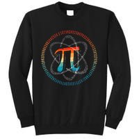 PI Day Vintage Retro Atom Pi Math Geek Science Lovers Tall Sweatshirt