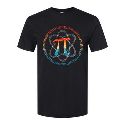 PI Day Vintage Retro Atom Pi Math Geek Science Lovers Softstyle CVC T-Shirt