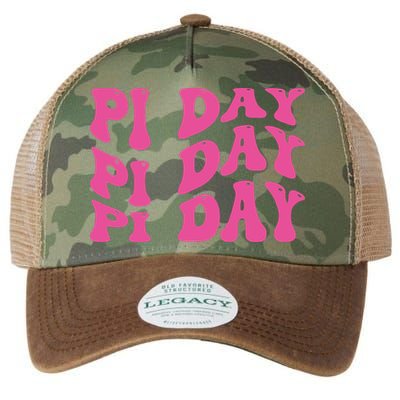 Pi Day Vintage Legacy Tie Dye Trucker Hat