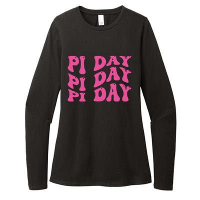 Pi Day Vintage Womens CVC Long Sleeve Shirt