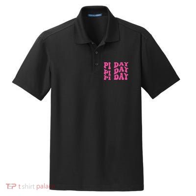 Pi Day Vintage Dry Zone Grid Polo