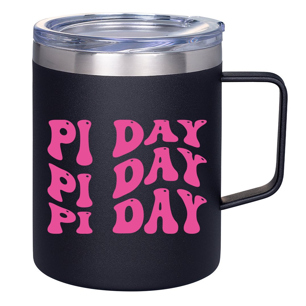 Pi Day Vintage 12oz Stainless Steel Coffee Mug
