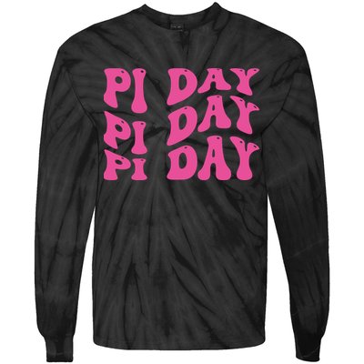 Pi Day Vintage Tie-Dye Long Sleeve Shirt
