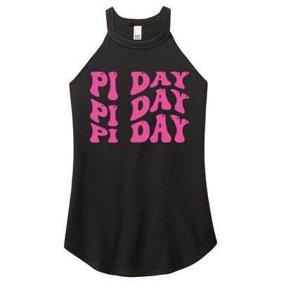 Pi Day Vintage Women's Perfect Tri Rocker Tank