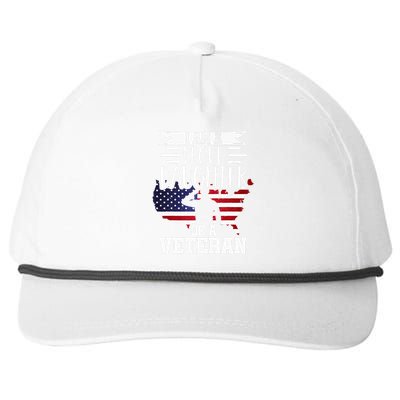 Proud Daughter Veteran Nothing Scares Patriotic Veterans Day Snapback Five-Panel Rope Hat