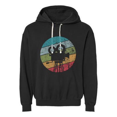 Photographer Director Vintage Camera Retro Photography Garment-Dyed Fleece Hoodie