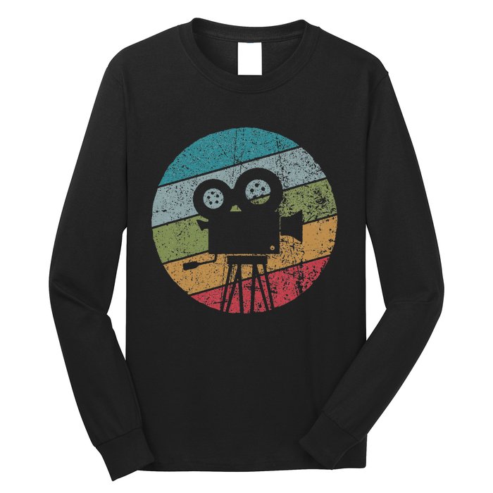 Photographer Director Vintage Camera Retro Photography Long Sleeve Shirt