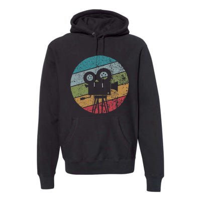 Photographer Director Vintage Camera Retro Photography Premium Hoodie