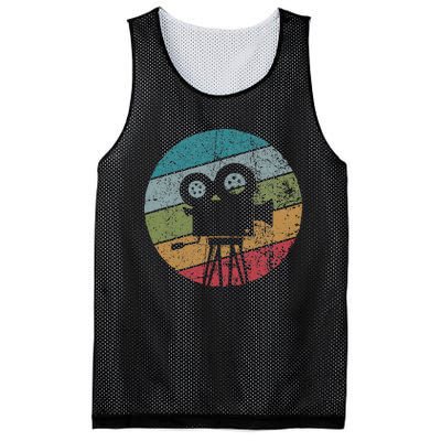 Photographer Director Vintage Camera Retro Photography Mesh Reversible Basketball Jersey Tank