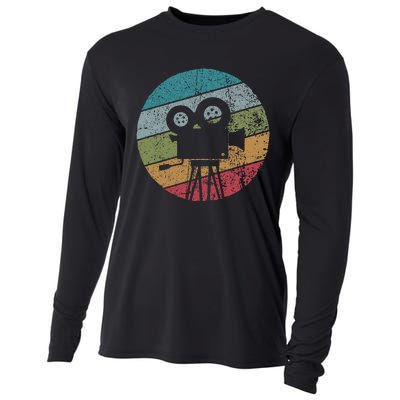 Photographer Director Vintage Camera Retro Photography Cooling Performance Long Sleeve Crew