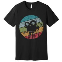 Photographer Director Vintage Camera Retro Photography Premium T-Shirt