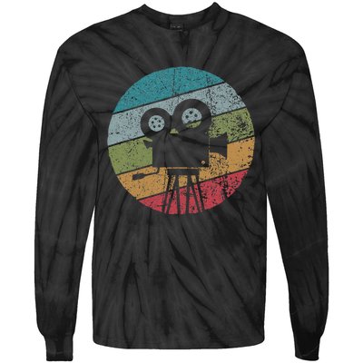 Photographer Director Vintage Camera Retro Photography Tie-Dye Long Sleeve Shirt