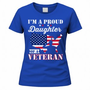 Proud Daughter Veteran Nothing Scares Patriotic Veterans Day Gift Women's T-Shirt