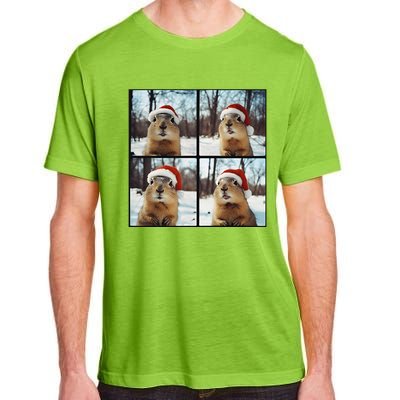 Prairie Dog Winter Christmas Sleep Adult ChromaSoft Performance T-Shirt