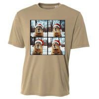 Prairie Dog Winter Christmas Sleep Cooling Performance Crew T-Shirt