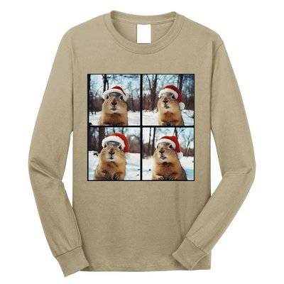 Prairie Dog Winter Christmas Sleep Long Sleeve Shirt