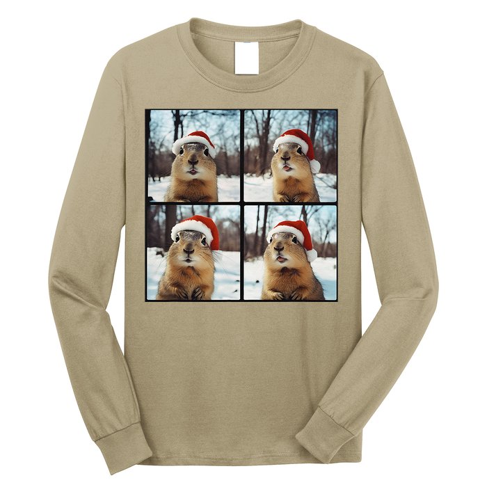 Prairie Dog Winter Christmas Sleep Long Sleeve Shirt