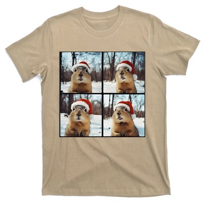 Prairie Dog Winter Christmas Sleep T-Shirt