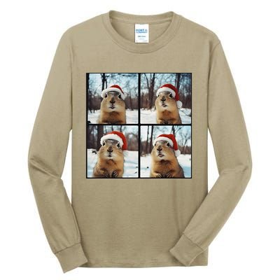 Prairie Dog Winter Christmas Sleep Tall Long Sleeve T-Shirt