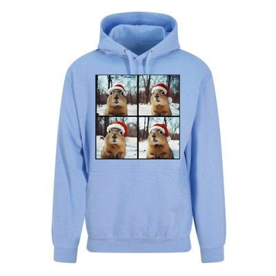 Prairie Dog Winter Christmas Sleep Unisex Surf Hoodie