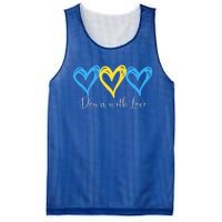 Pretty Down With Love World Down Syndrome Awareness Day Mesh Reversible Basketball Jersey Tank