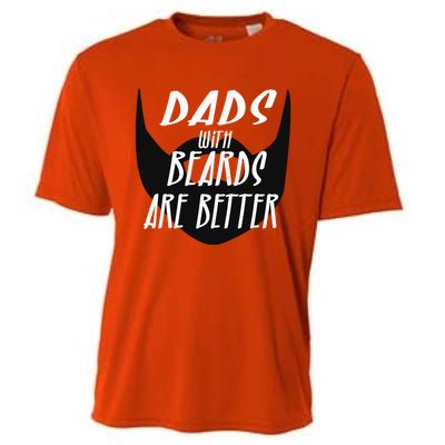 Proud Daddy With Beards Are Better Wesome Dad Ever Cute Gift Cooling Performance Crew T-Shirt