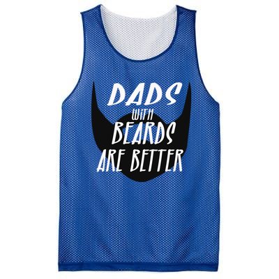 Proud Daddy With Beards Are Better Wesome Dad Ever Cute Gift Mesh Reversible Basketball Jersey Tank