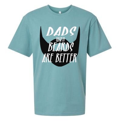 Proud Daddy With Beards Are Better Wesome Dad Ever Cute Gift Sueded Cloud Jersey T-Shirt