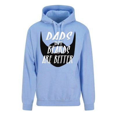 Proud Daddy With Beards Are Better Wesome Dad Ever Cute Gift Unisex Surf Hoodie