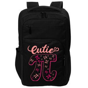 Pi Day Women Math Teacher Cutie Pi Impact Tech Backpack