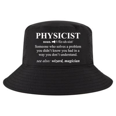 Physicist Definition Wizard Scientist Physics Tshirt Funny Cool Comfort Performance Bucket Hat