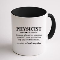 Physicist Definition Wizard Scientist Physics Tshirt Funny Mug