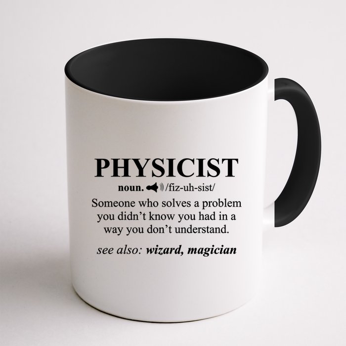 Physicist Definition Wizard Scientist Physics Tshirt Funny Mug