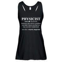 Physicist Definition Wizard Scientist Physics Tshirt Funny Ladies Essential Flowy Tank
