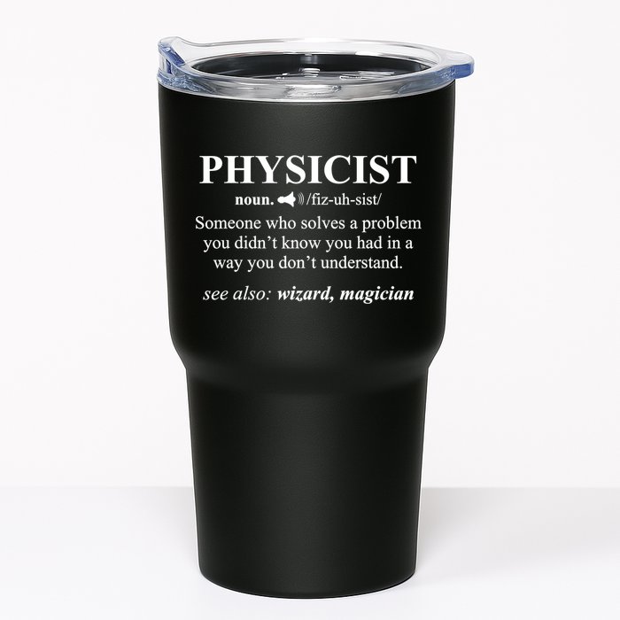 Physicist Definition Wizard Scientist Physics Tshirt Funny Tumbler