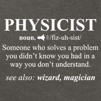 Physicist Definition Wizard Scientist Physics Tshirt Funny Cotton Canvas Backpack