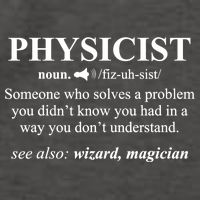Physicist Definition Wizard Scientist Physics Tshirt Funny Vector Backpack
