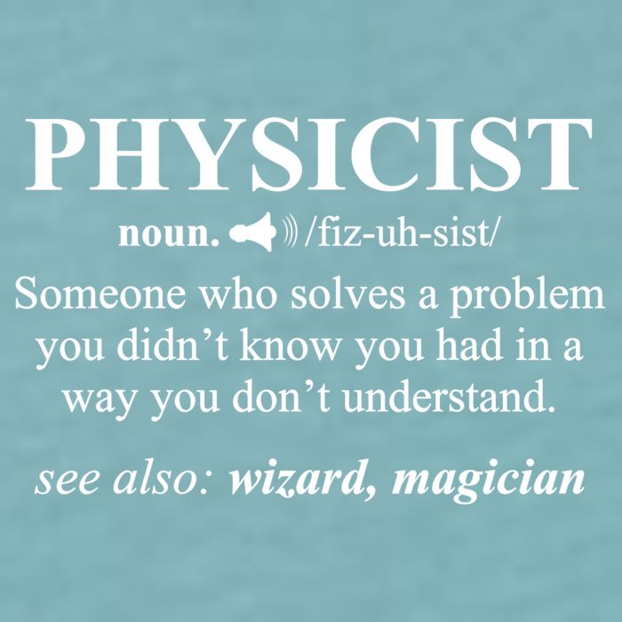 Physicist Definition Wizard Scientist Physics Tshirt Funny Sueded Cloud Jersey T-Shirt