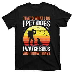 Pet Dogs Watch Birds T-Shirt