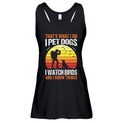 Pet Dogs Watch Birds Ladies Essential Flowy Tank