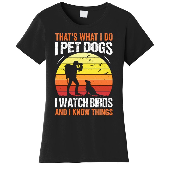 Pet Dogs Watch Birds Women's T-Shirt