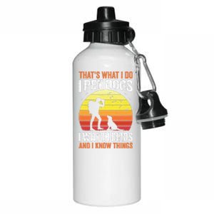 Pet Dogs Watch Birds Aluminum Water Bottle