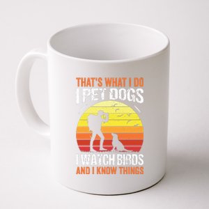 Pet Dogs Watch Birds Coffee Mug