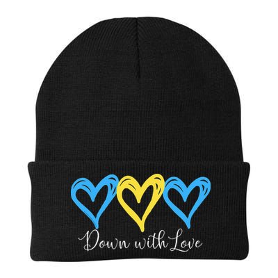 Pretty Down With Love World Down Syndrome Awareness Day Beanie