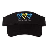 Pretty Down With Love World Down Syndrome Awareness Day Visor